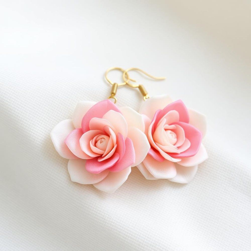 Camellia Floral Earring