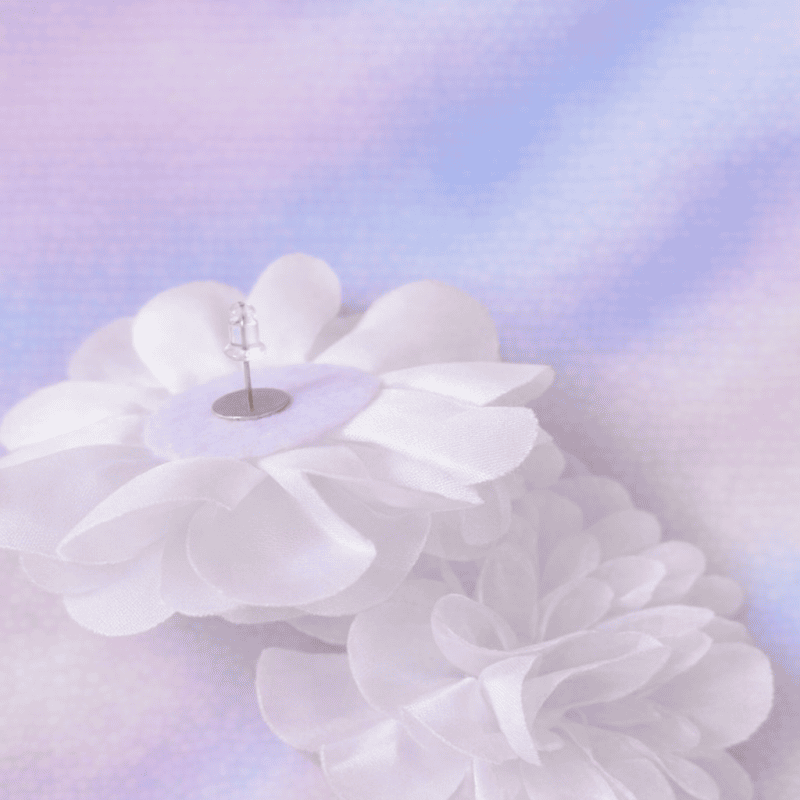 Rose Floral Earring view 6
