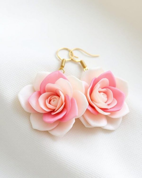 Camellia Floral Earring