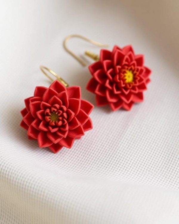 Dahlia Floral Earring