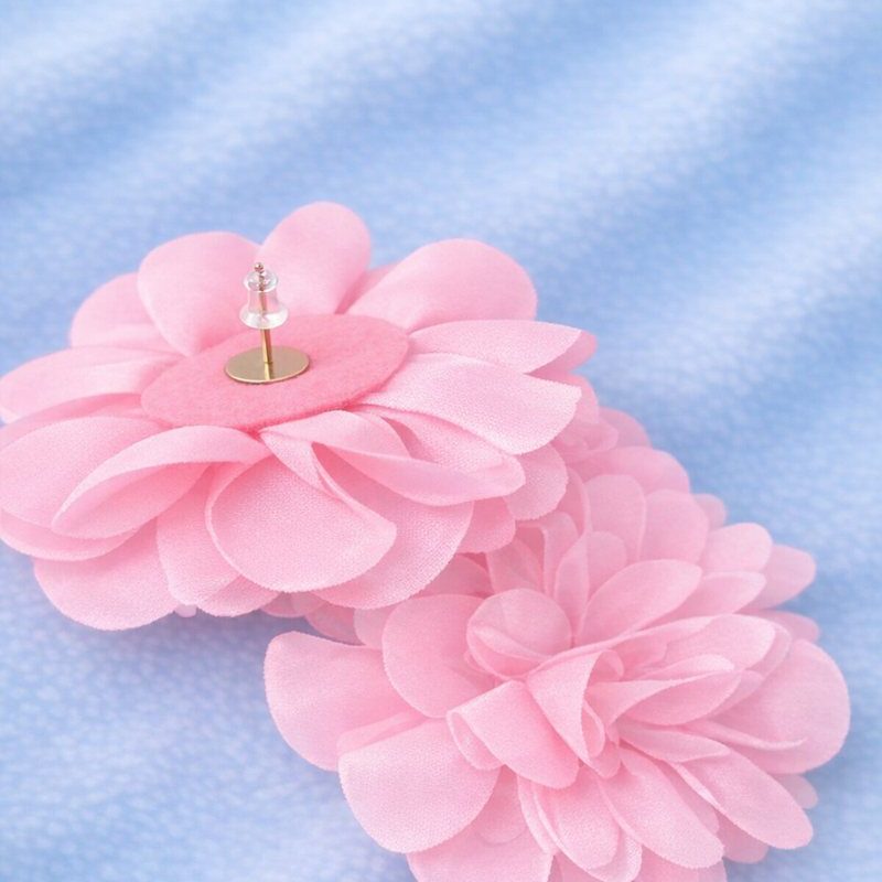 Rose Floral Earring view 2