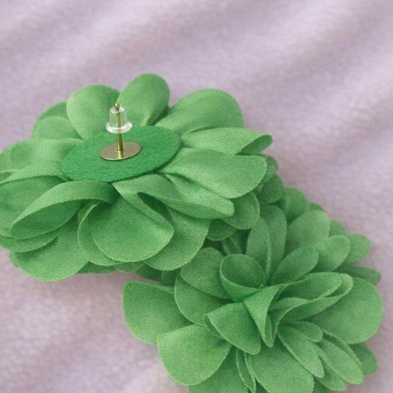 Rose Floral Earring view 4