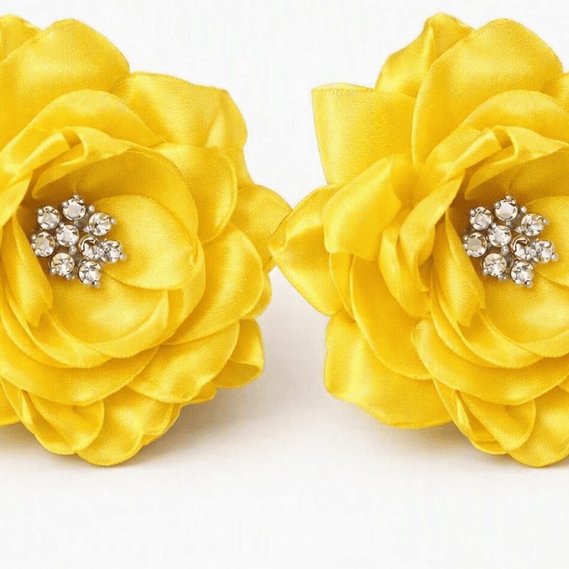 Peony Floral Earring view 2